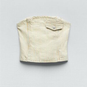 Zara Striped Tube Top